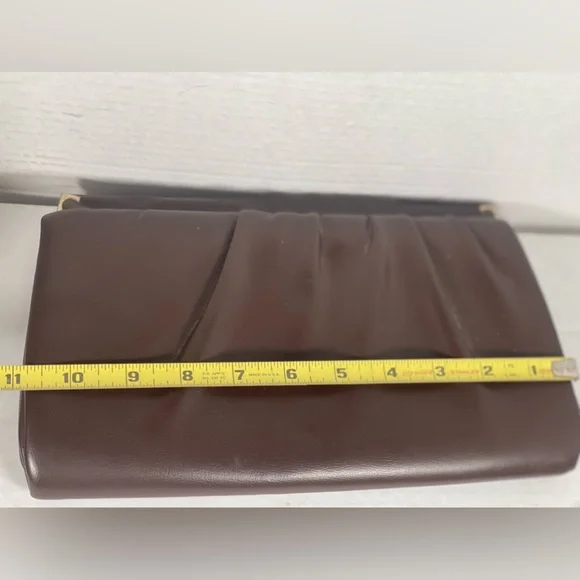 Vintage brown clutch wallet - Picture 4 of 5